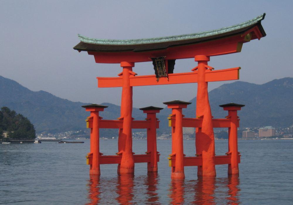 Torii de Mijajima en Japón